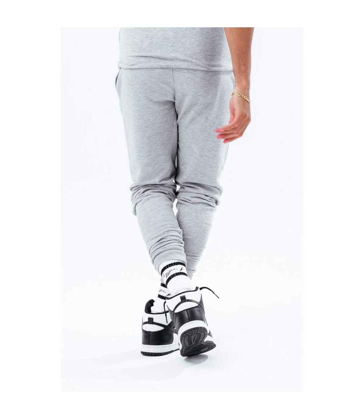 Hype Mens Scribble Marl Sweatpants (Gray Marl)