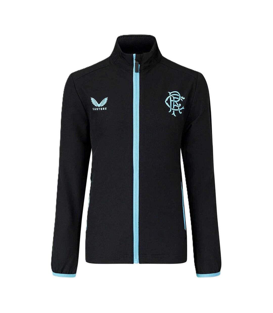Womens/ladies Rangers Fc Travel Jacket Brilliant White Castore-1