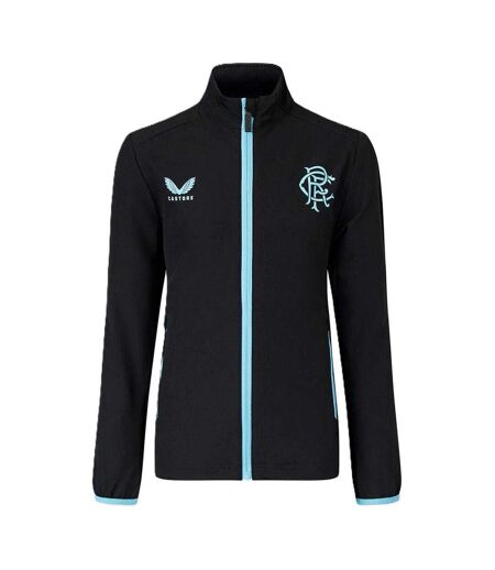 Womens/ladies Rangers Fc Travel Jacket Brilliant White Castore
