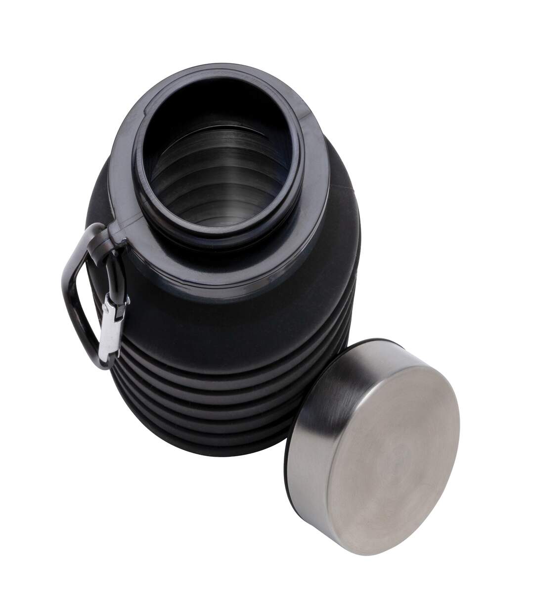 Collapsible silicone 550ml bottle one size black XD Collection-2