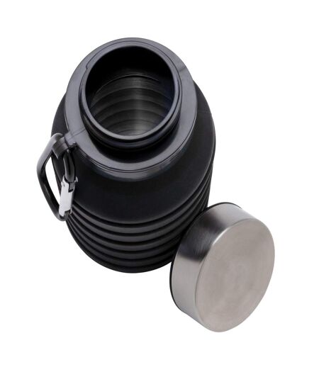Collapsible silicone 550ml bottle one size black XD Collection