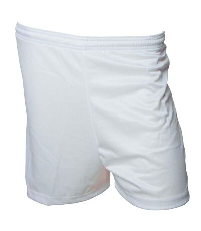 Short de foot adulte blanc Precision