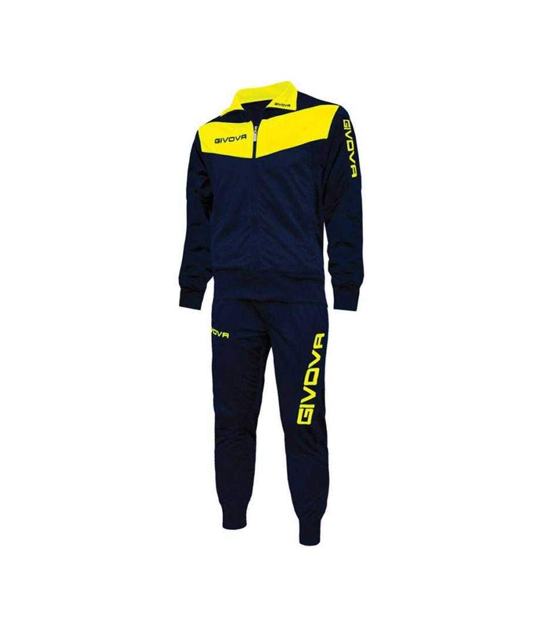 Unisex Adult Tuta Visa Tracksuit Navy Blue Givova-2