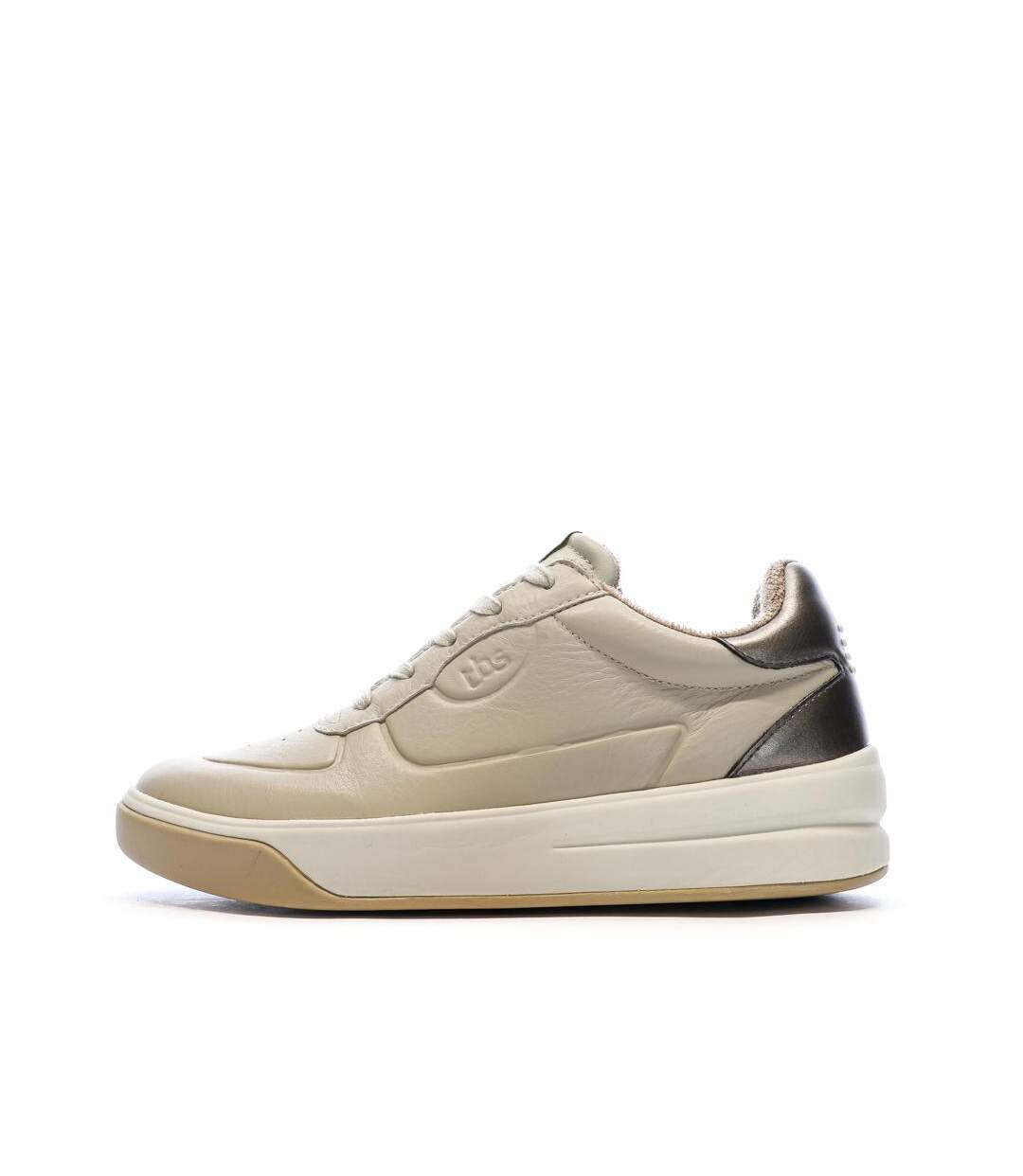 Baskets beiges femme tbs claudie-1