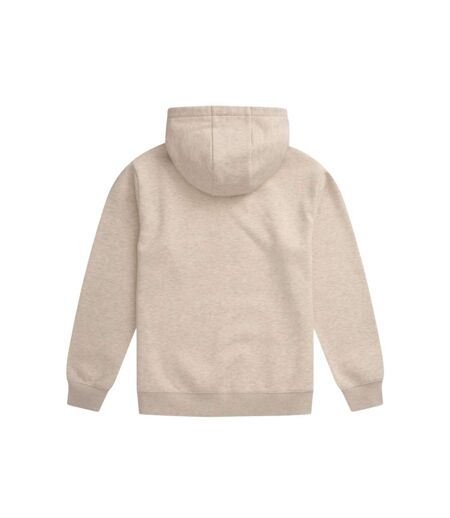 Womens/ladies Maya Graphic Print Organic Hoodie Light Beige Animal