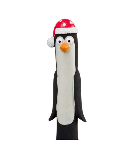 Penguin latex christmas dog toy one size black/white House Of Paws