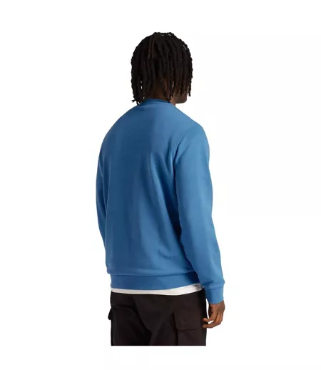 Sweat Motif Brodé Homme Bleu Lyle & Scott
