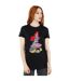 Disney Womens/Ladies Wreck It Ralph Ariel And Vanellope Cotton Boyfriend T-Shirt (Noir) - UTBI47504-2