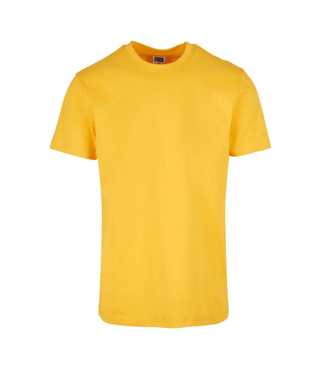 T-shirt Motif/style Uni Basic Homme Jaune Foncé Urban Classics-1