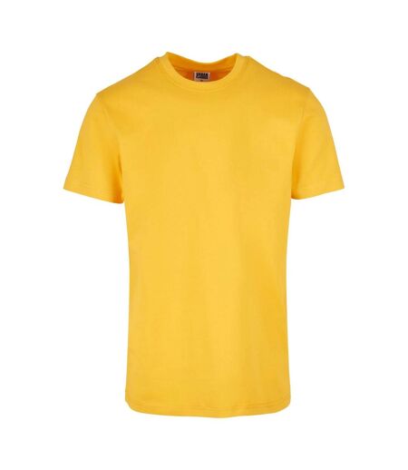 T-shirt Motif/style Uni Basic Homme Jaune Foncé Urban Classics