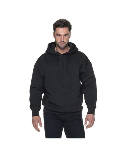 Mens Buffalo Plain Hoodie Black Promostars