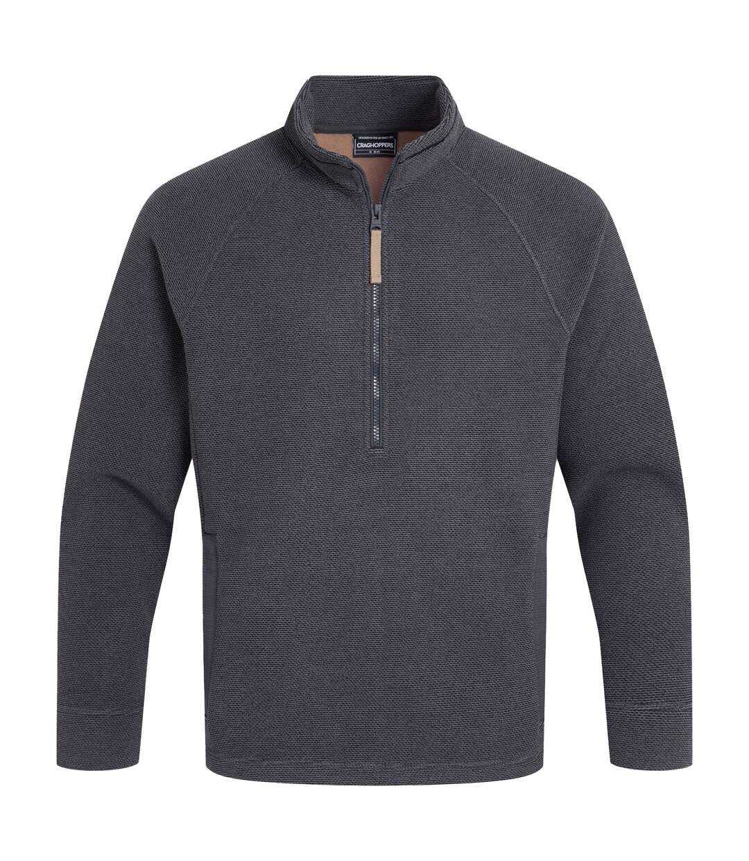 Mens Steeple Half Zip Fleece Dark Iron Craghoppers-2