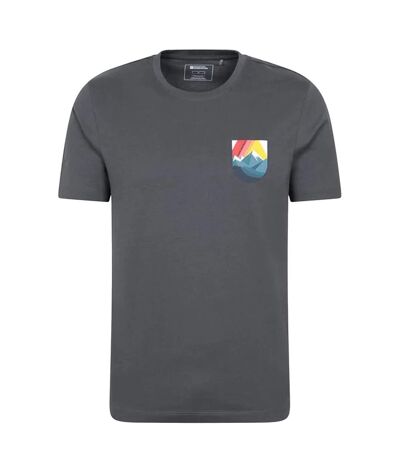 Mens Lake District Short-sleeved T-shirt Charcoal Mountain Warehouse
