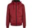 Coupe-vent style bomber - homme - BY016 - rouge bordeau et noir-1