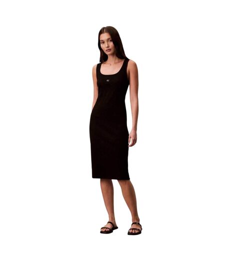 Robe Courte Femme Noir Calvin Klein