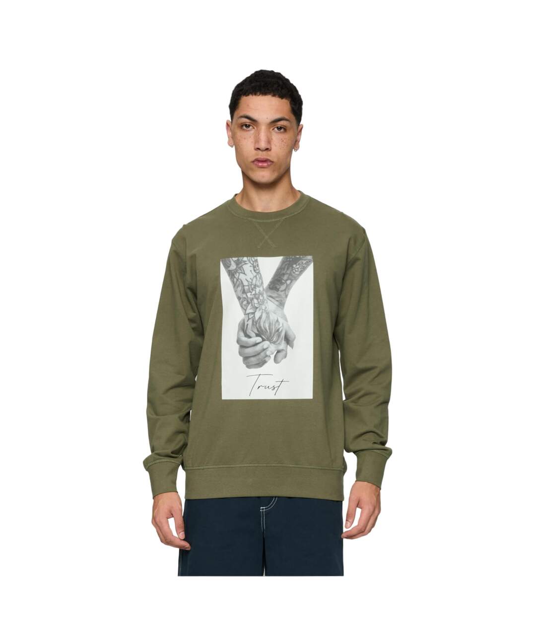 Olive Mister Tee-1