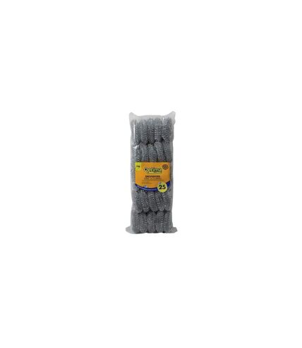 Ramon Optima Galvanised Steel Scourers (Pack of 25) (Gray) (One Size) - UTST4737