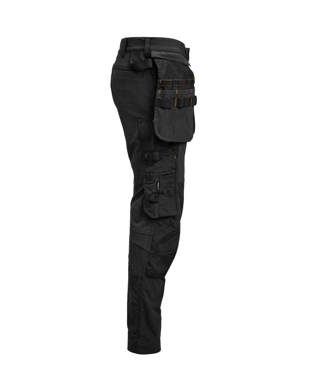 Womens/ladies Craftsman Stretch Trousers Black Jobman-3