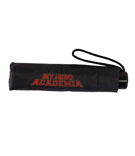 Parapluie Pliant Taille Unique Noir Rouge My Hero Academia