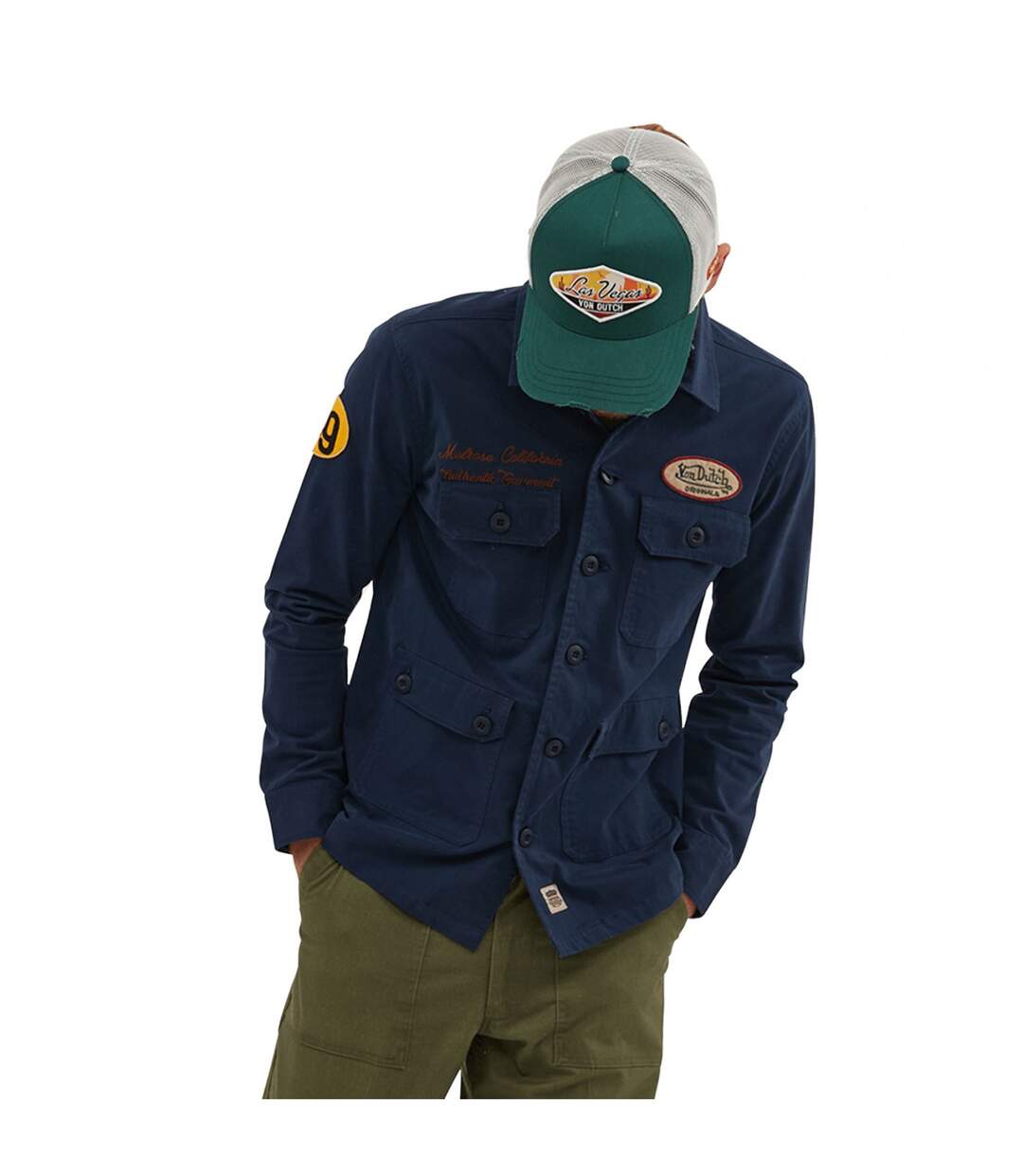 Veste homme avec poche et écusson brodé Santor Vondutch-1