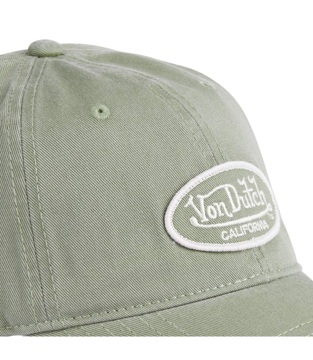 Casquette dad cap en sergé de coton avec patch brodé Log Vondutch-3