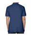 Mens double piqué polo shirt navy Gildan