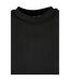 Womens/ladies Organic Cotton Cut-on T-shirt Dress Black Urban Classics-4