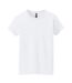 Womens/ladies Heavy Cotton T-shirt White Gildan-2