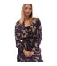 Robe Style Papillon Demaia Femme Beige Noir Violet Boss-1