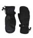 Womens/ladies Extreme Waterproof Ski Mittens Black Mountain Warehouse-3