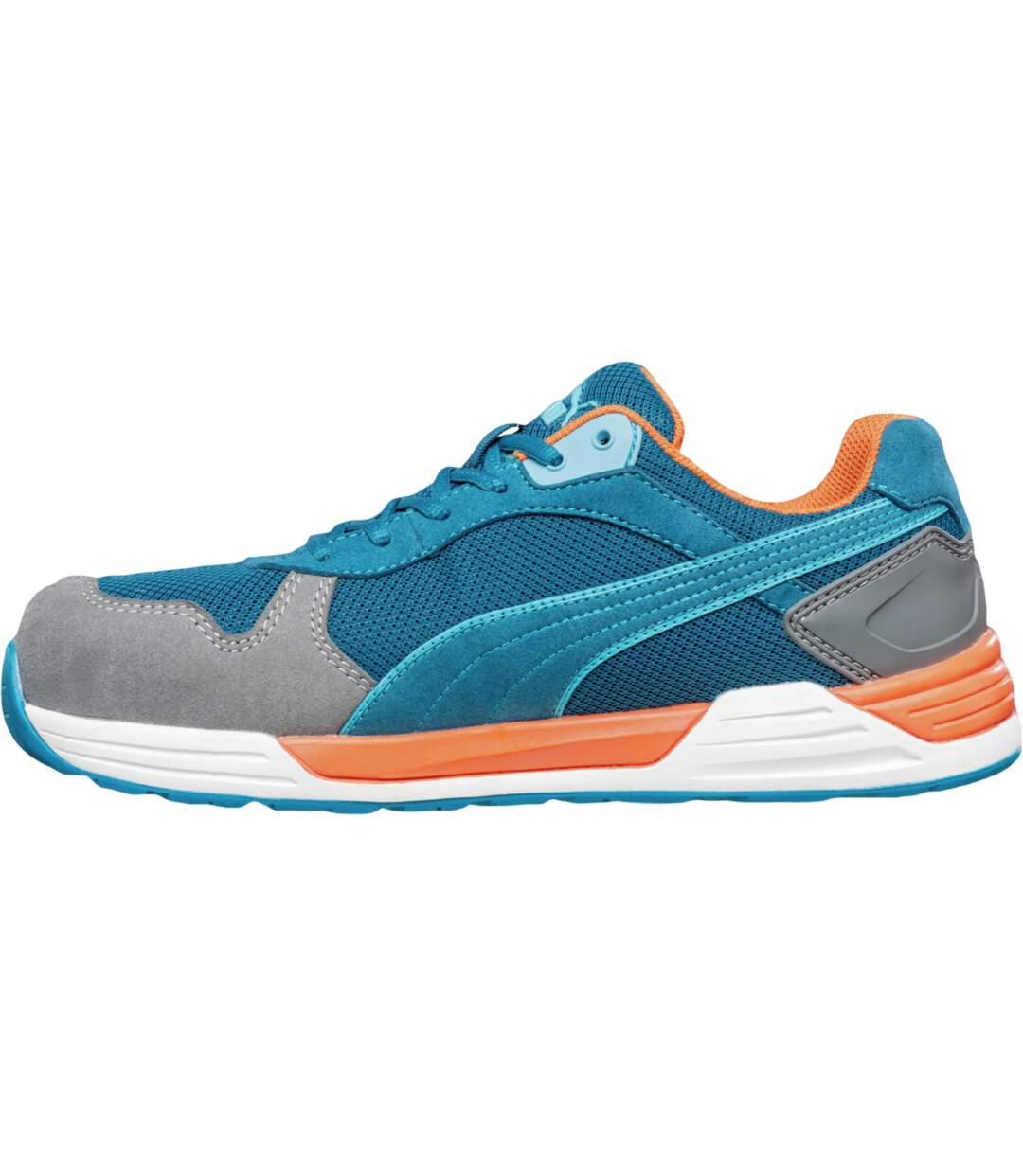 Baskets de sécurité S1P ESD HRO SRC Puma Frontside bleues-2