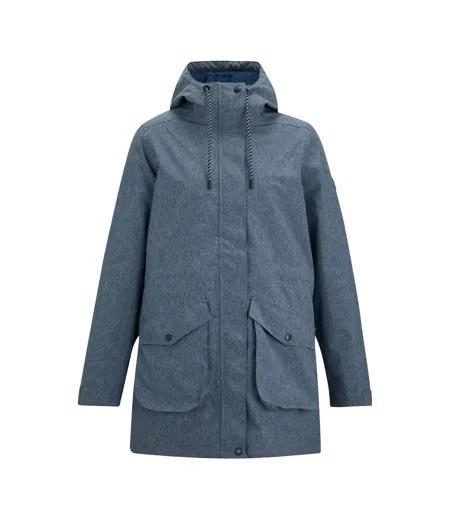 Womens/ladies Norana Waterproof Jacket Chambray Dark Denim Regatta