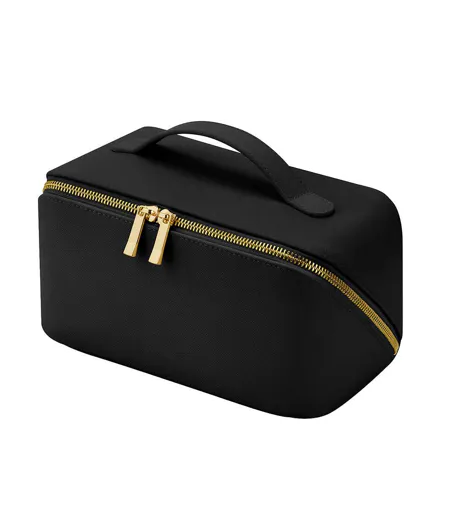 Boutique Open Flat Toiletry Bag One Size Black Bagbase