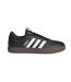 Womens/ladies Vl Court 3.0 Suede Flat Trainers Core Black White Adidas-4