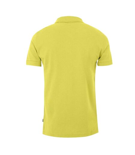 Mens Pallas Cotton Regular Polo Shirt Bright Yellow Boss