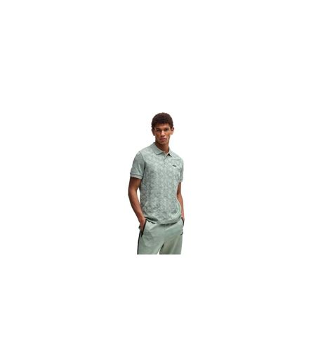 Polo Motif/style Cercle Pirax Homme Vert Boss