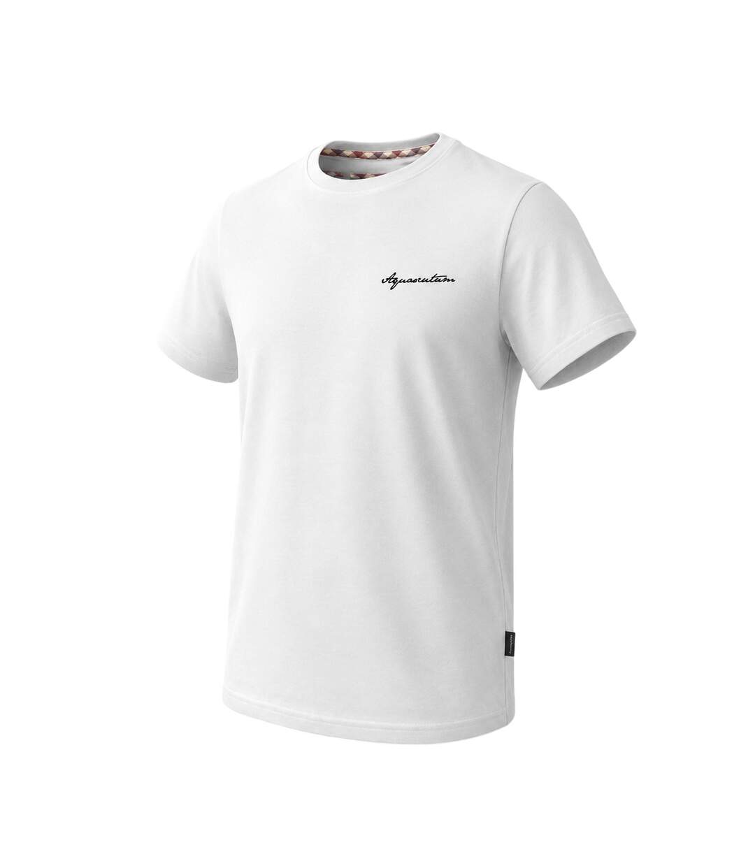 T-shirt Manches Courtes Homme Blanc Aquascutum-3