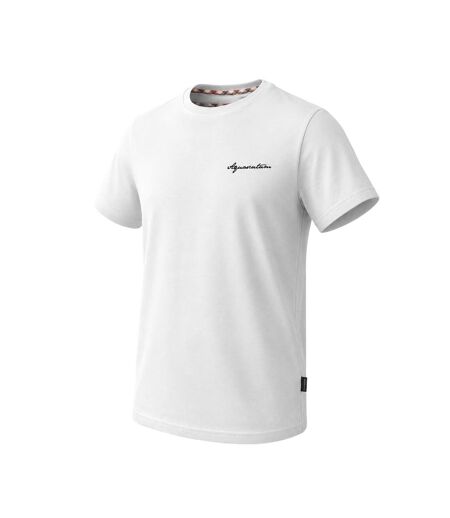 T-shirt Manches Courtes Homme Blanc Aquascutum