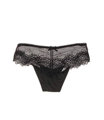 Tanga Noir Femme Les Petites Bombes MYO - XL