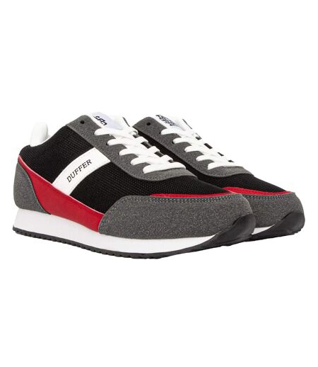 Mens spence trainers black Duffer