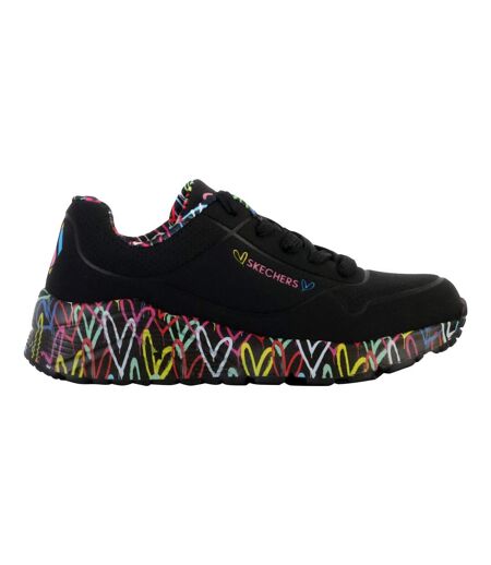 Basket Basse à Lacets Skechers Juniors Uno Lite-Lovely Luv