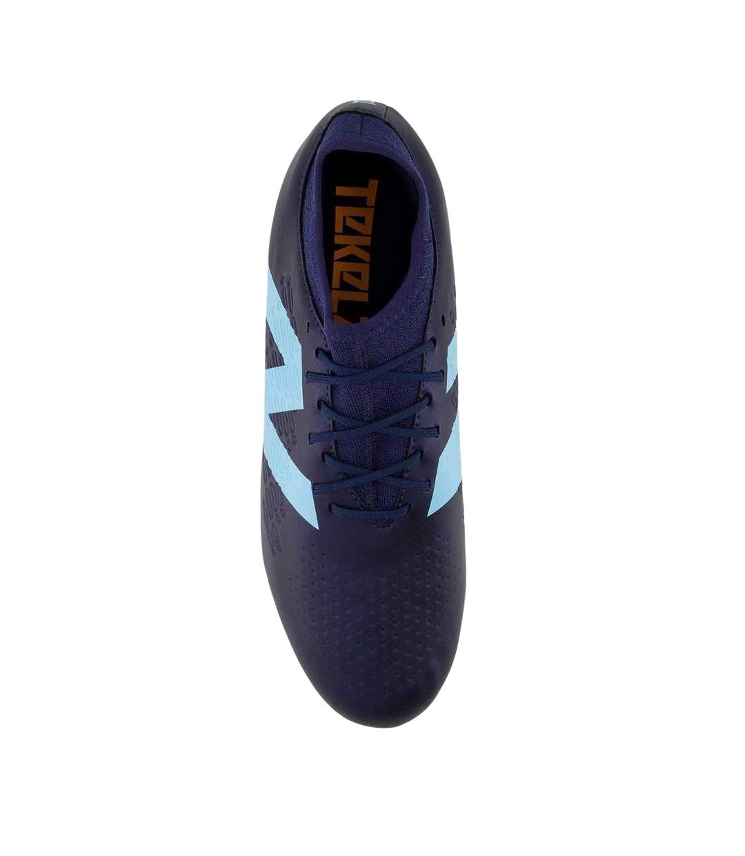 Mens Tekela V4+ Magique Logo Firm Ground Football Boots Navy Sky Blue New Balance-3