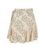 Womens/ladies Flower Mini Skort Soft Seagrass Urban Classics-2