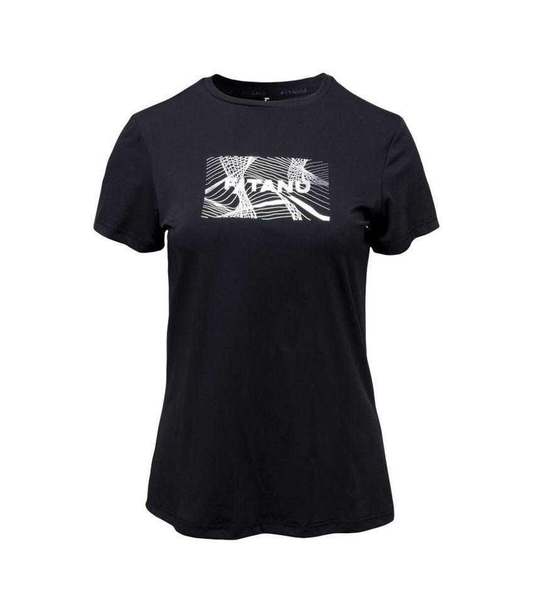 T-shirt Fanola Femme Noir Fitanu-1