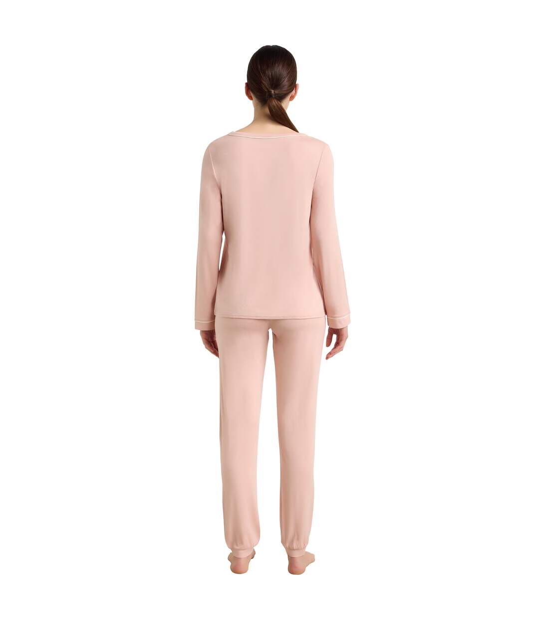 Jogging de pyjama droit Soft Blush-2