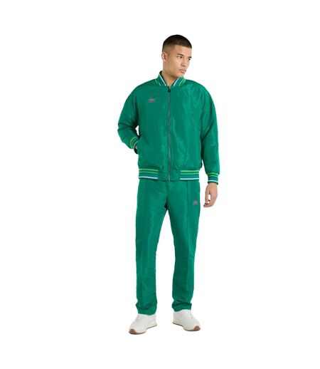 Mens monogram jogging bottoms quetzal green Umbro