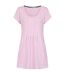 Womens/ladies Ditsy Print Tunic Top Pink Lazy Jacks-1