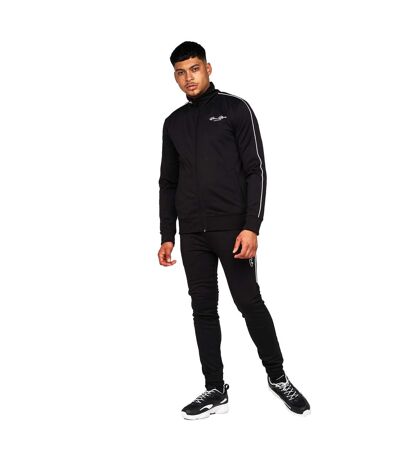 Mens Granero Tracksuit Bottoms Black Born Rich