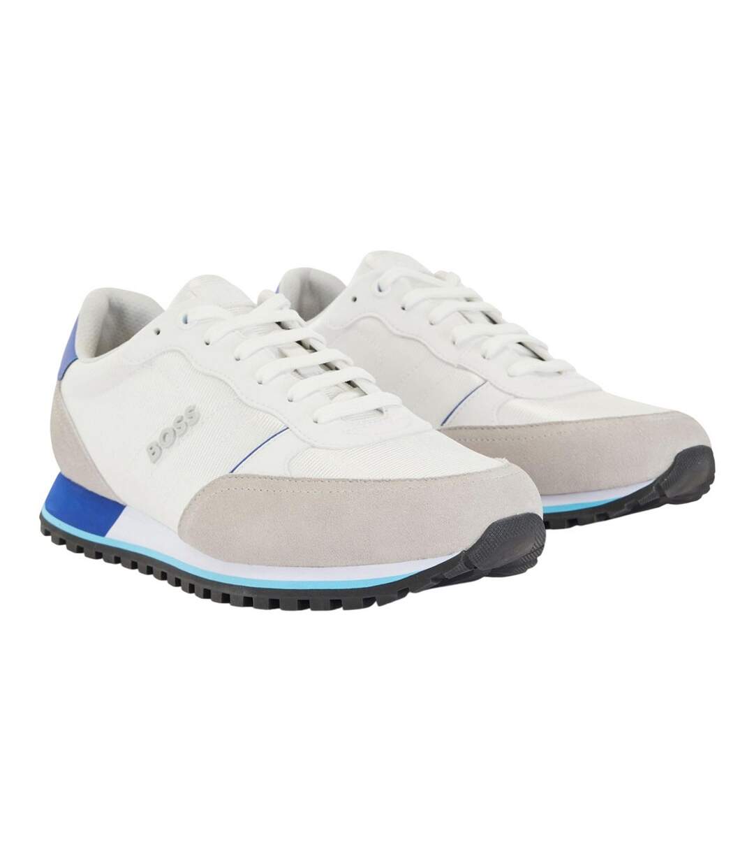 Womens/ladies Parkour Running Shoes Grey Hugo Boss-4