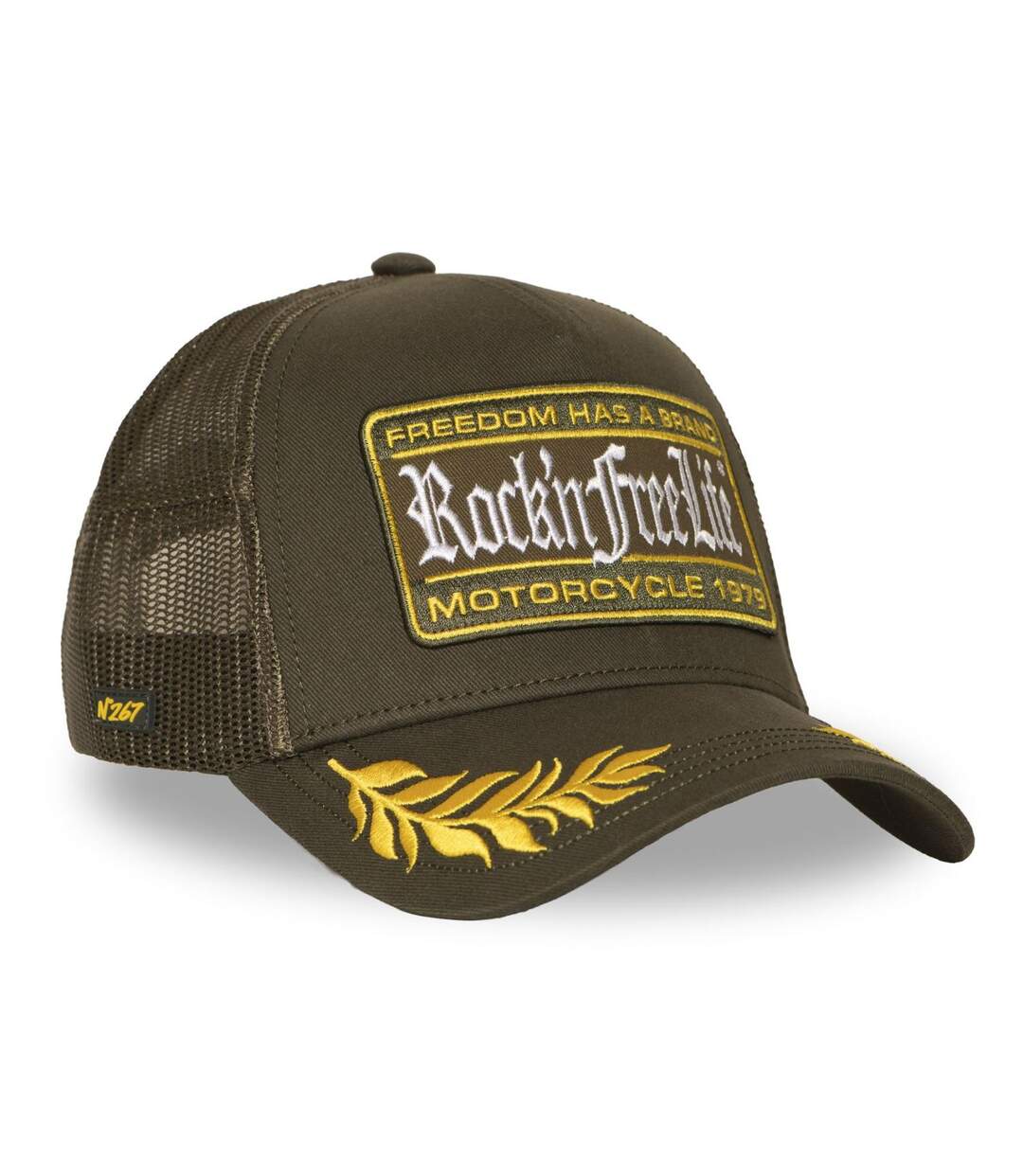 Casquette trucker uni avec filet Creep Rock'n Free Life-4